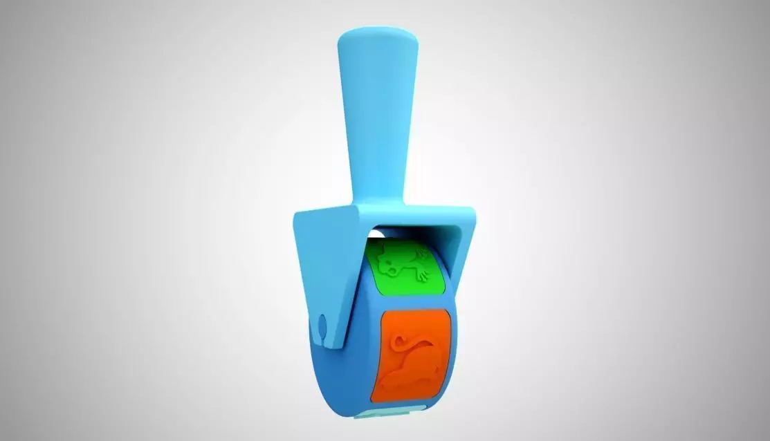 Animal Roller Stamp 3D print model_0