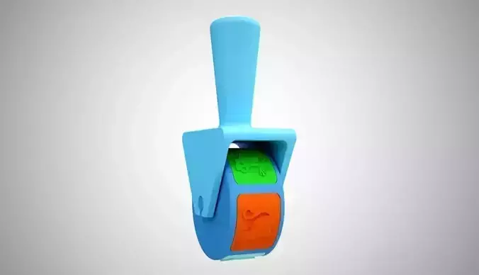 Animal Roller Stamp 3D print model