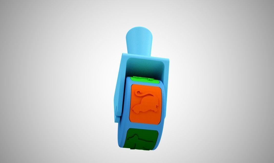Animal Roller Stamp 3D print model_2