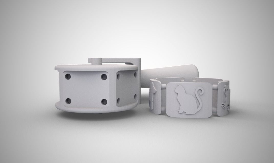 Animal Roller Stamp 3D print model_11