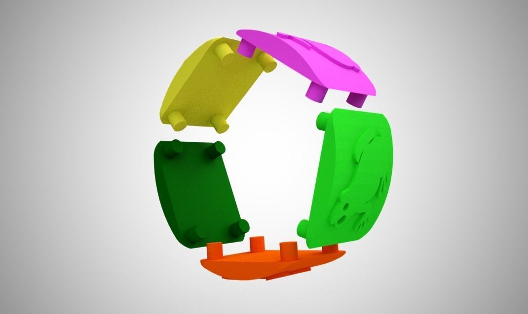 Animal Roller Stamp 3D print model_6