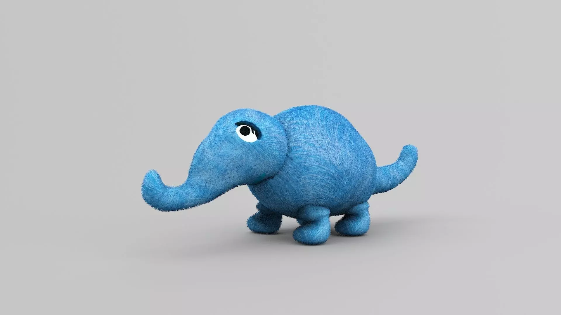 Elephant Toy 3D model_0