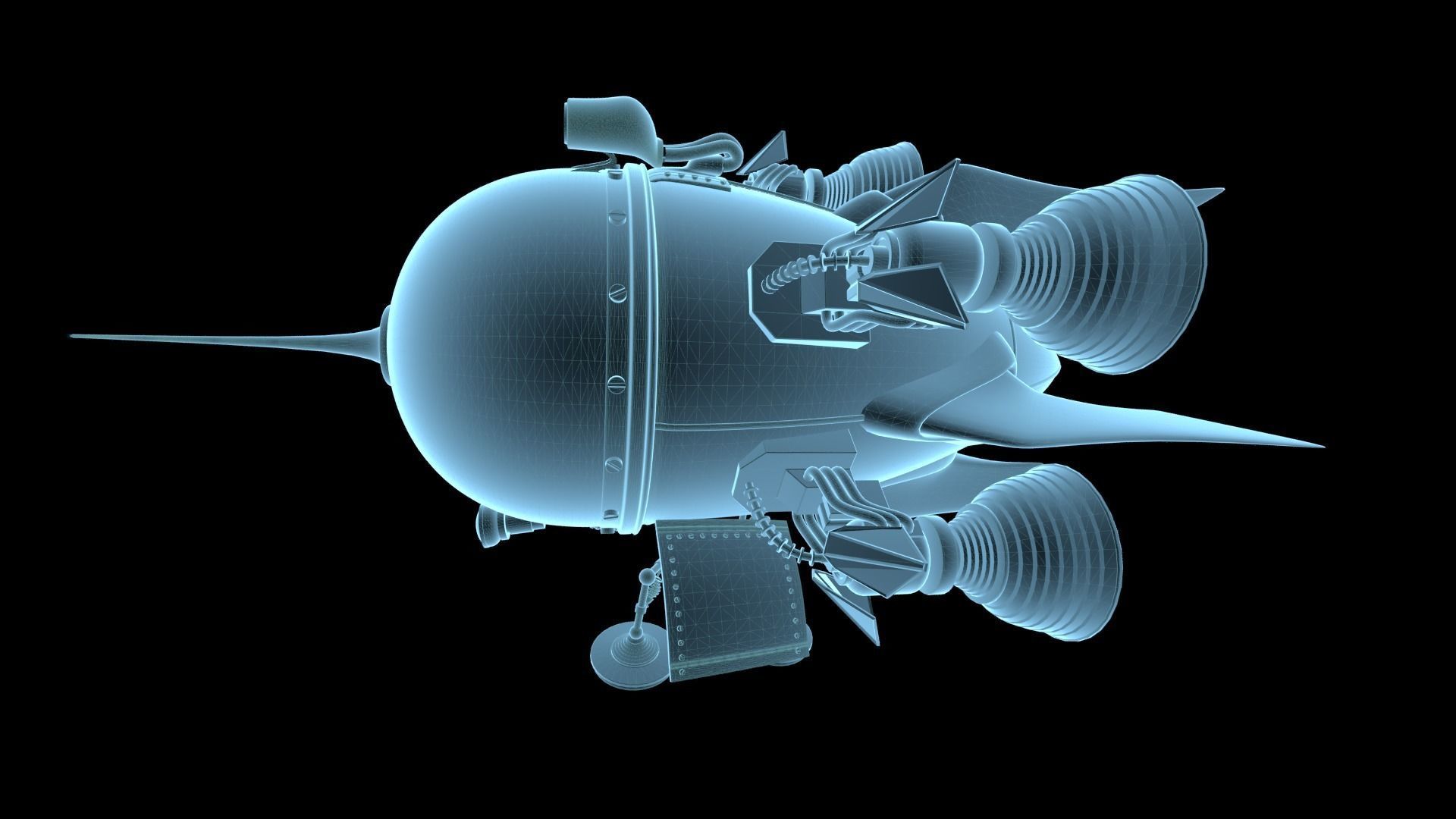 Hologram Shader V1 3D model_4