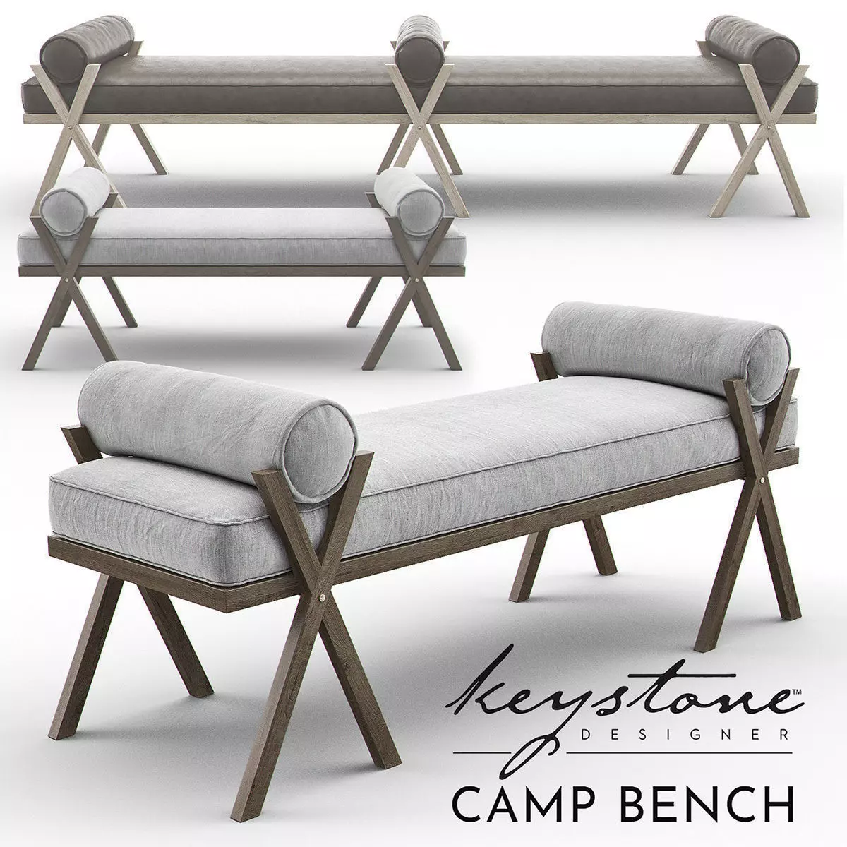 CAMP Bench - Keystone Designer 3D model_0