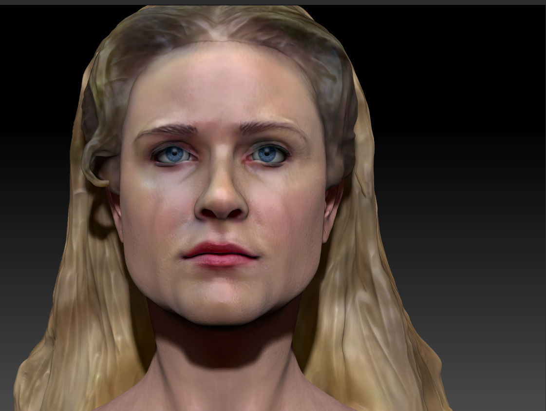 Dolores Abernathy Westworld 3d Print model Evan Rachel Wood 3D print model_25
