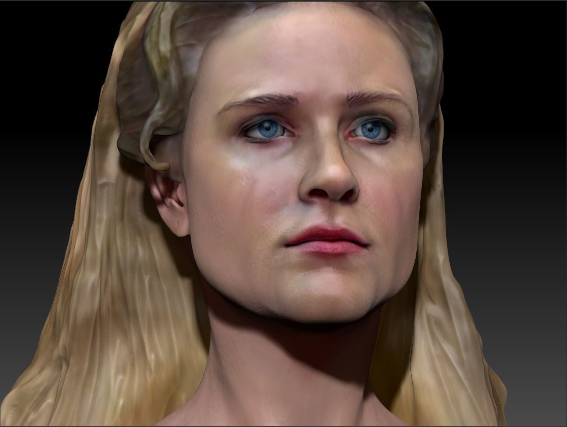 Dolores Abernathy Westworld 3d Print model Evan Rachel Wood 3D print model_22