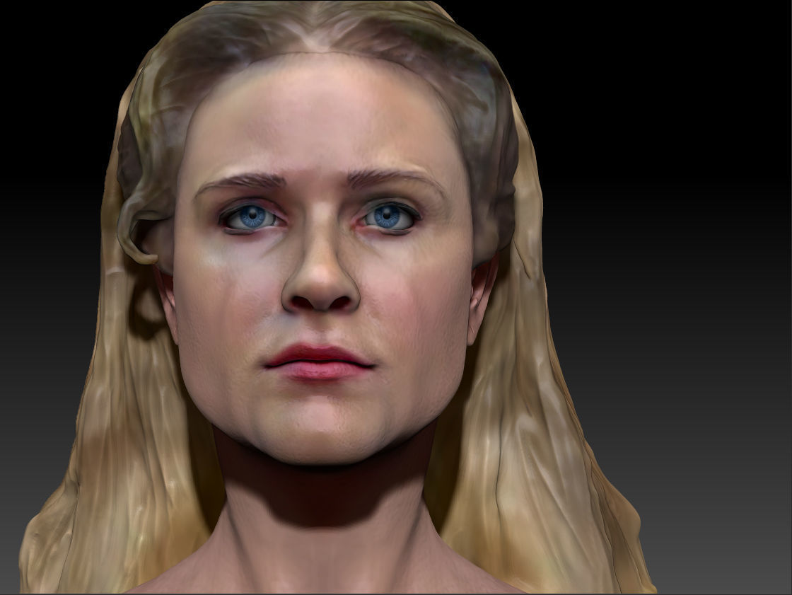 Dolores Abernathy Westworld 3d Print model Evan Rachel Wood 3D print model_18