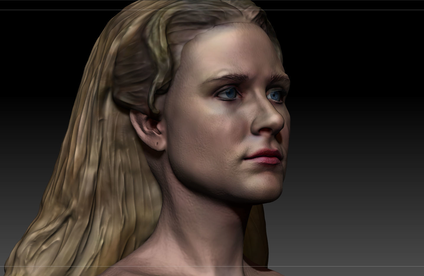Dolores Abernathy Westworld 3d Print model Evan Rachel Wood 3D print model_2