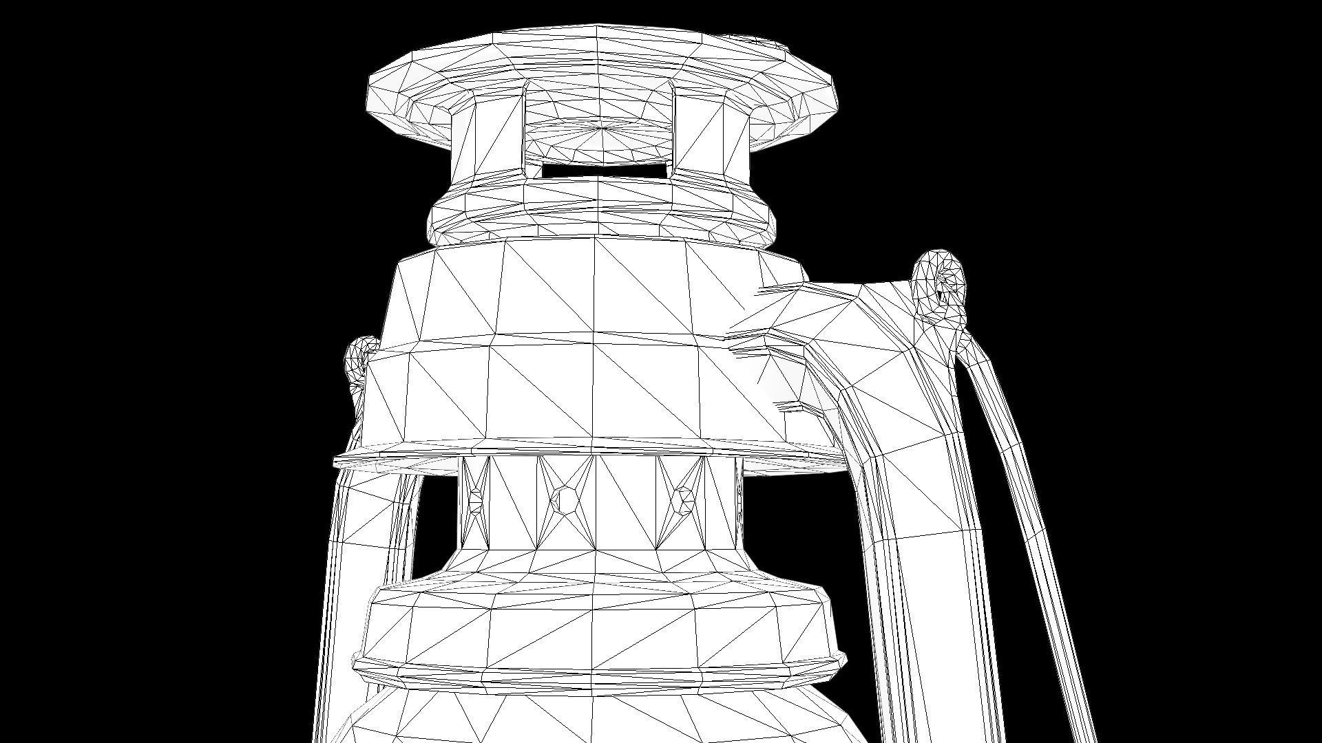 Oil Lanterns PBR Low-poly 3D model_6