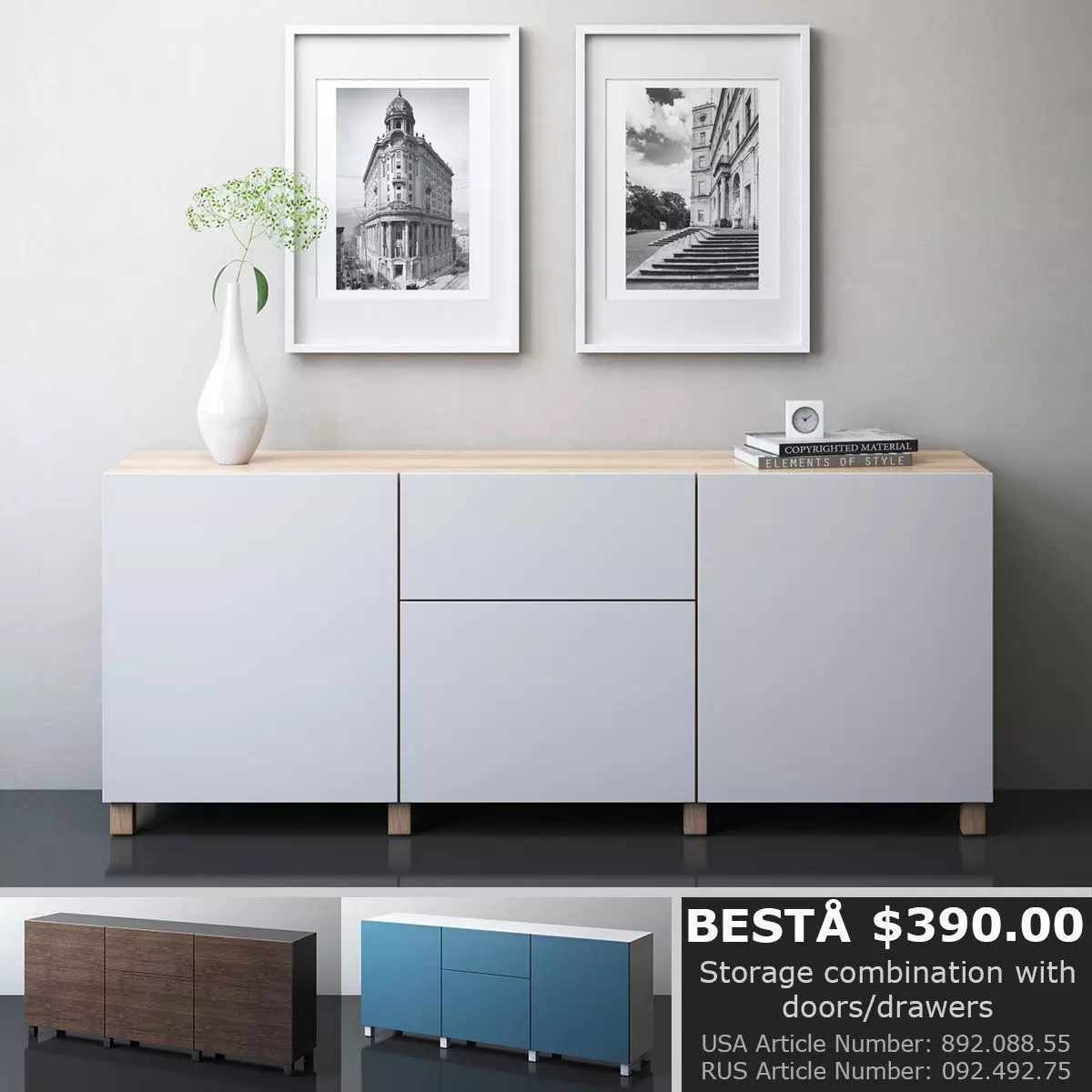 BESTA Storage combination 3D model_0