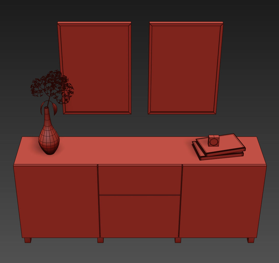 BESTA Storage combination 3D model_8