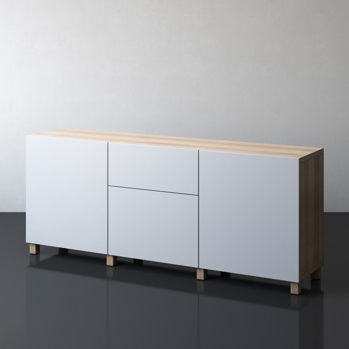 BESTA Storage combination 3D model_1