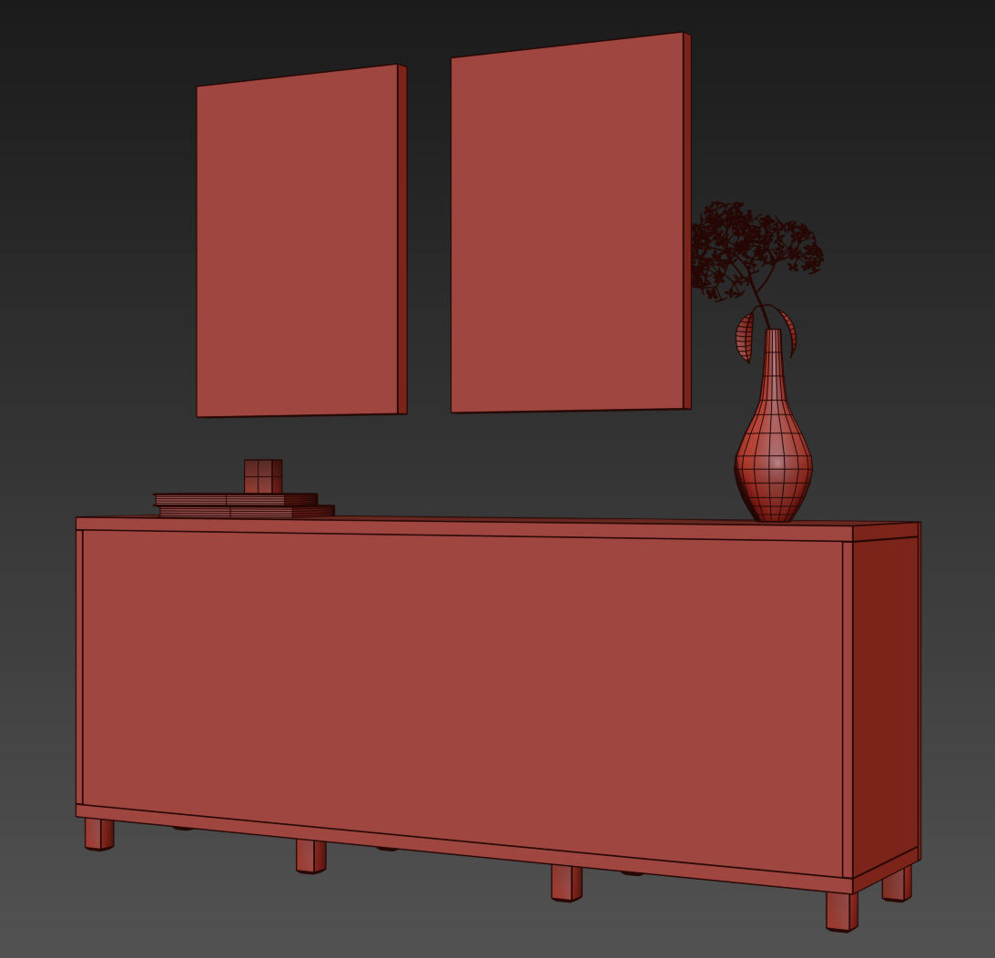 BESTA Storage combination 3D model_10