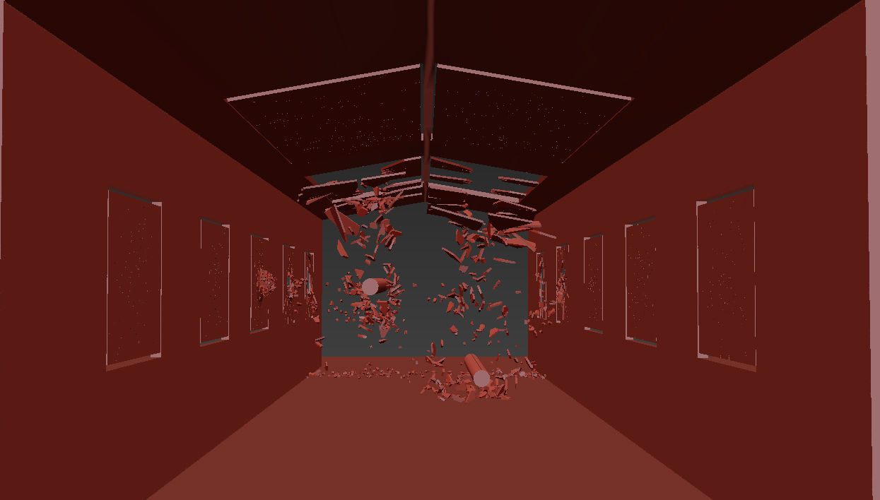 Breaking  glasses and Plates 3D model_2