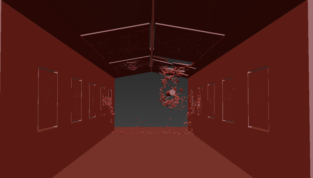 Breaking  glasses and Plates 3D model_1