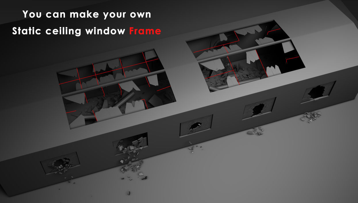 Breaking  glasses and Plates 3D model_8