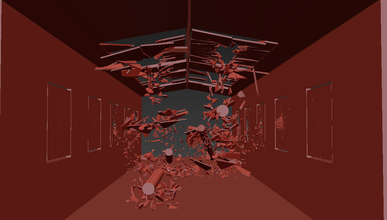 Breaking  glasses and Plates 3D model_3