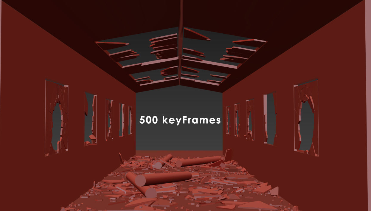 Breaking  glasses and Plates 3D model_6