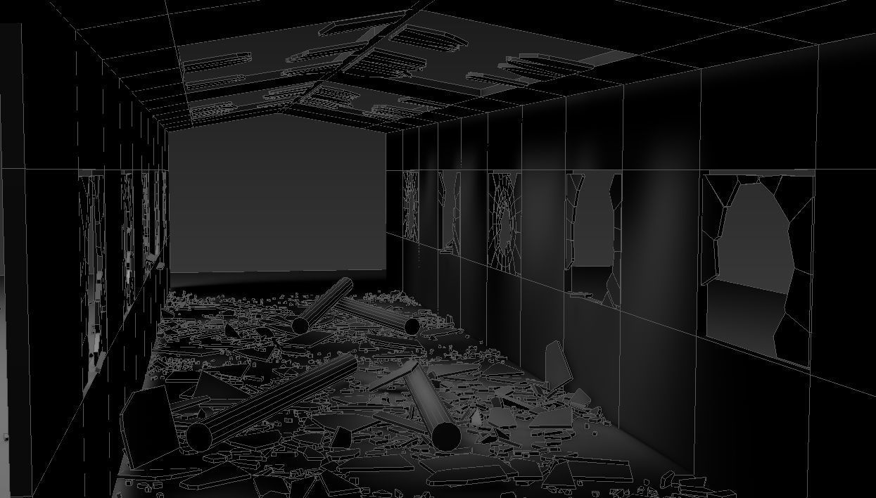 Breaking  glasses and Plates 3D model_10