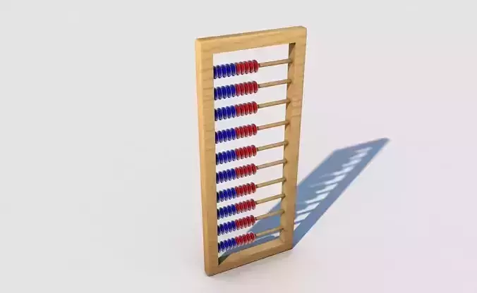 Abacus with stripes