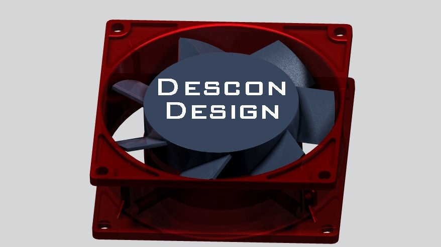 Fan Design  Free 3D model_1