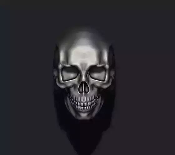 skull ring 3D print model