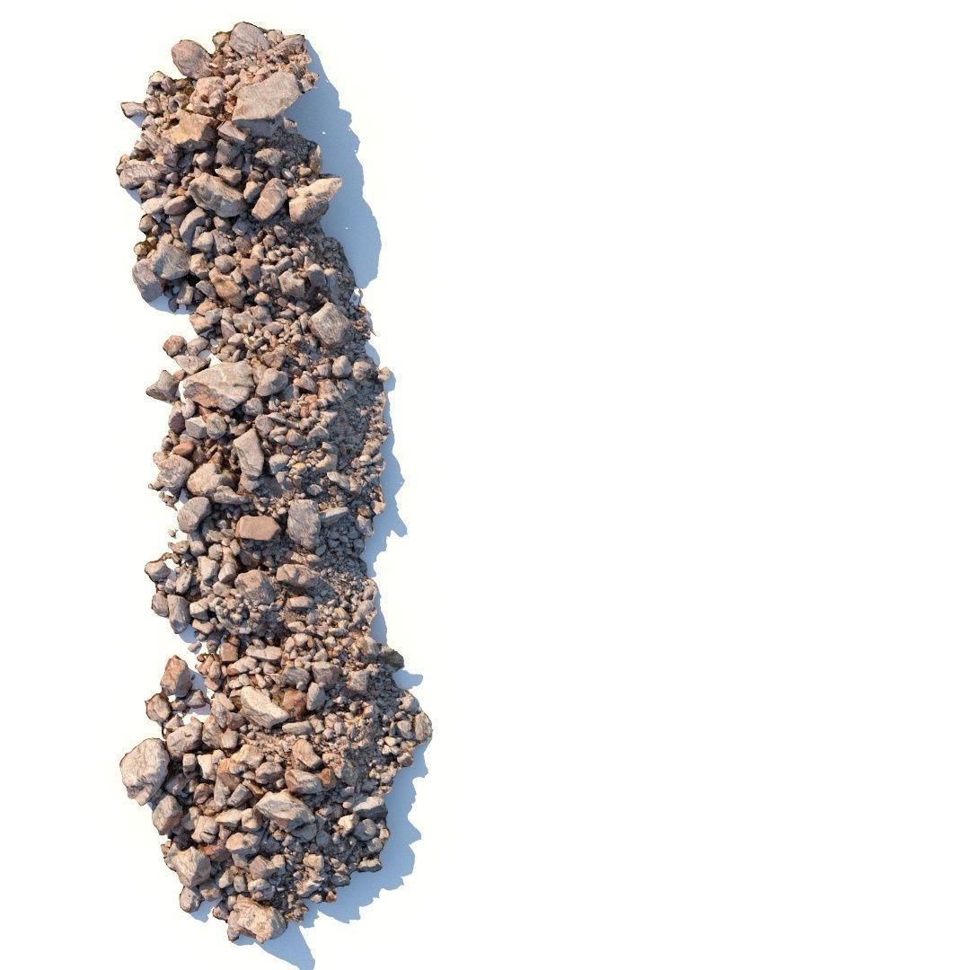 Stone Beach 3D model_3