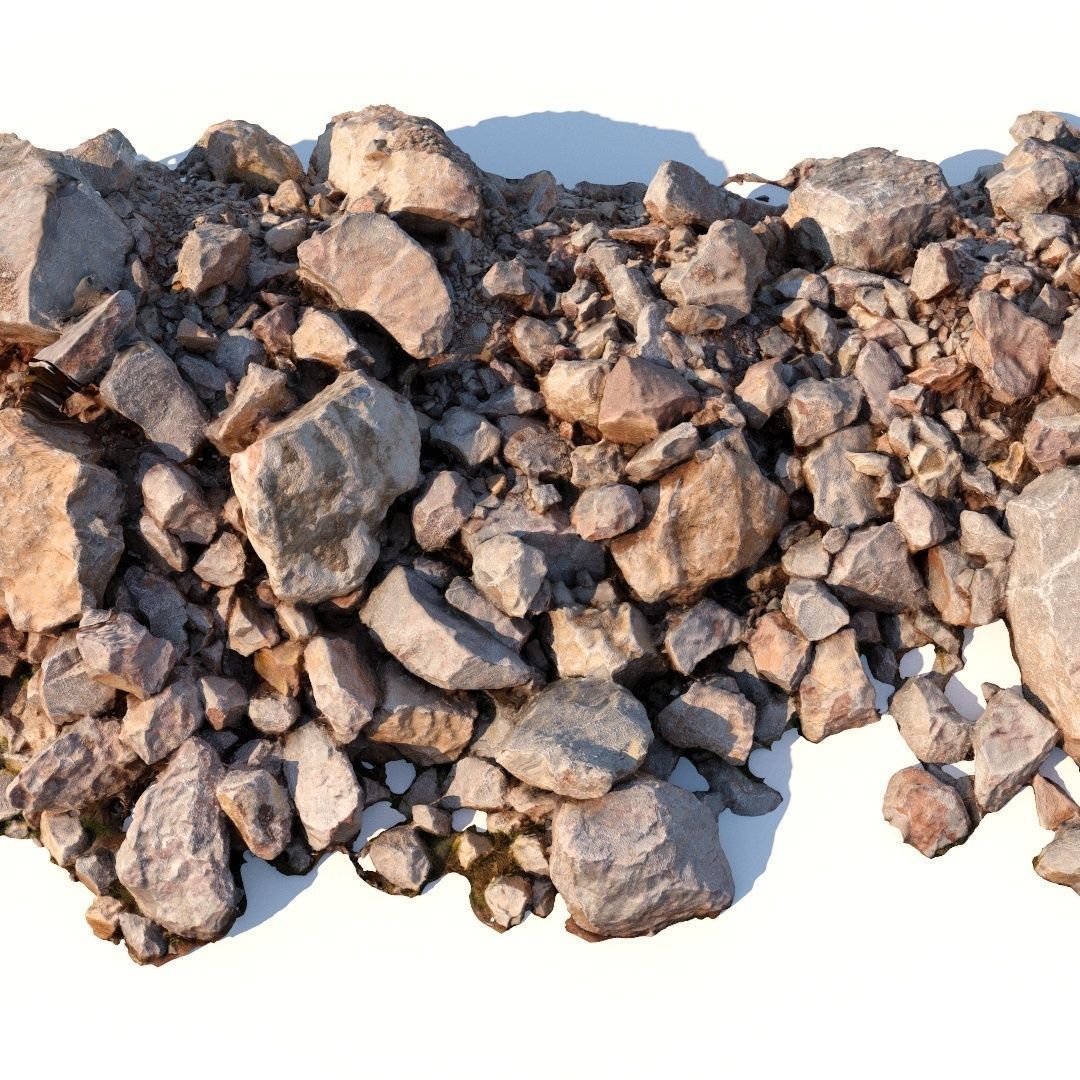 Stone Beach 3D model_2