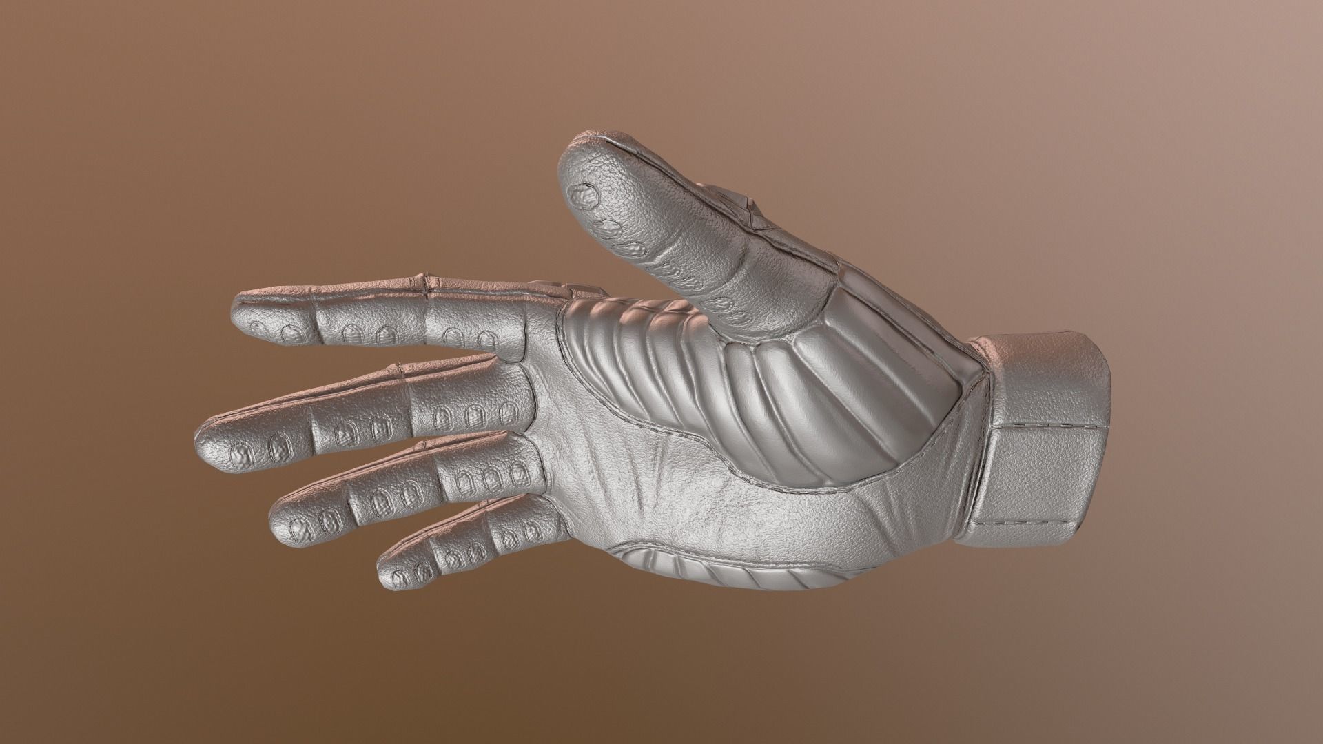 Sci-Fi Glove - Rigged and Animated Low-poly 3D model_19