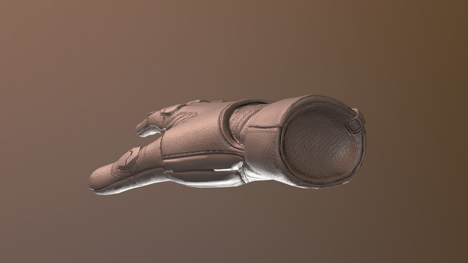 Sci-Fi Glove - Rigged and Animated Low-poly 3D model_20