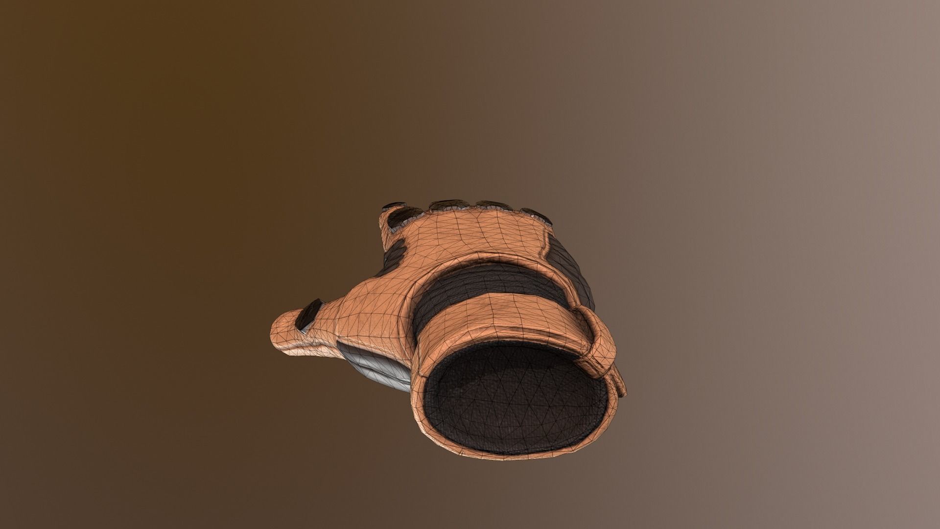 Sci-Fi Glove - Rigged and Animated Low-poly 3D model_10