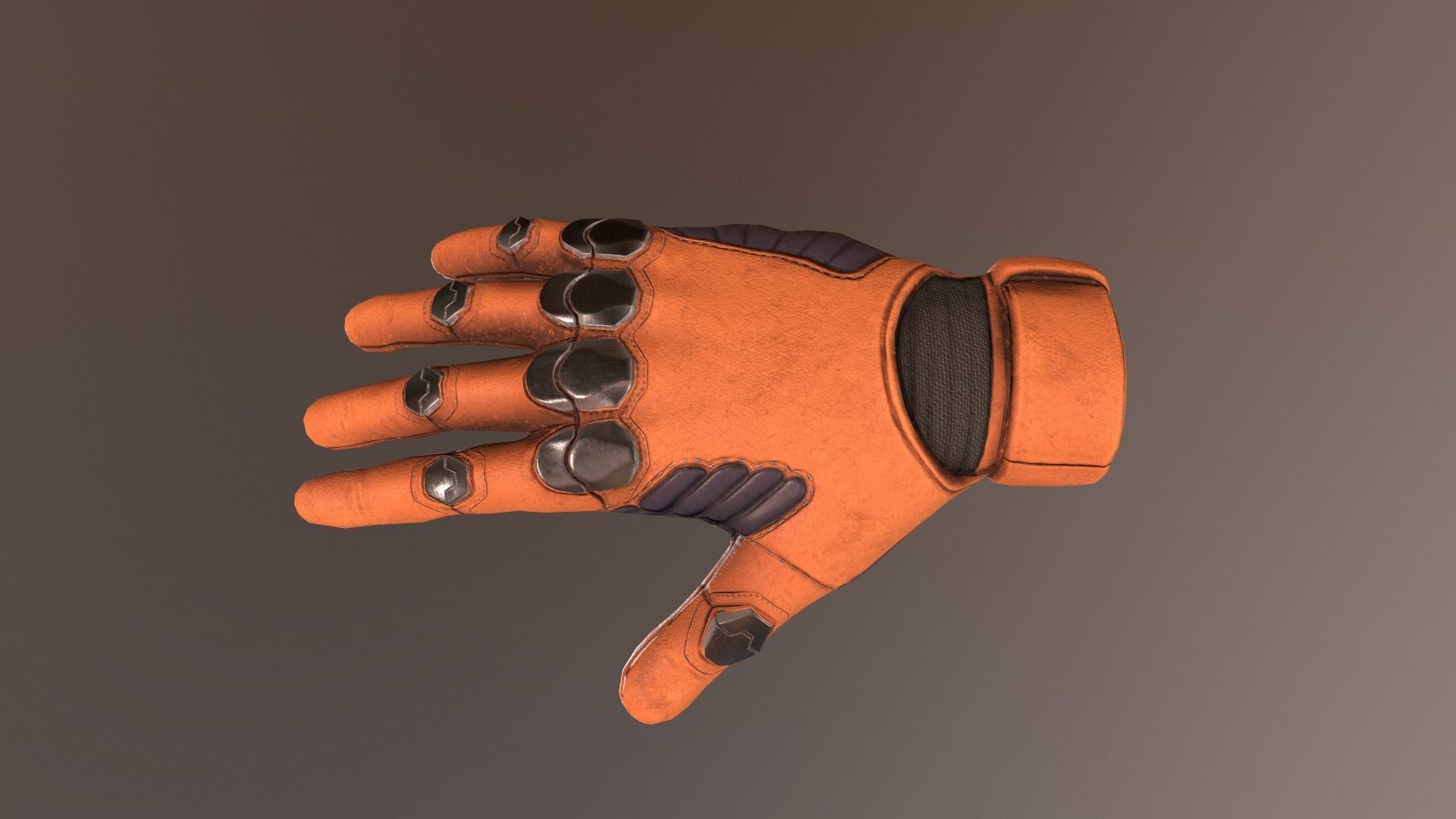 Sci-Fi Glove - Rigged and Animated Low-poly 3D model_28