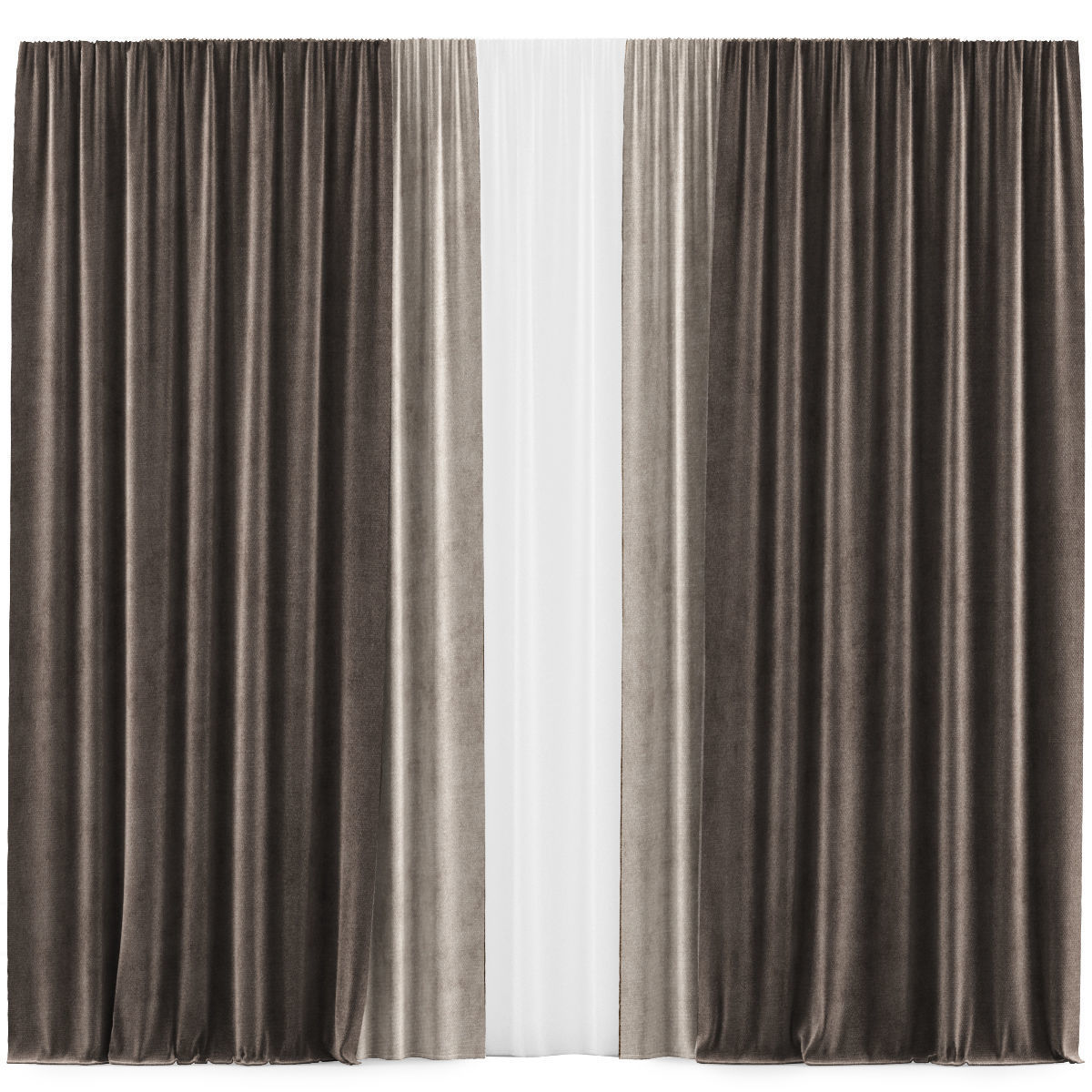 Curtains 37 3D model_1