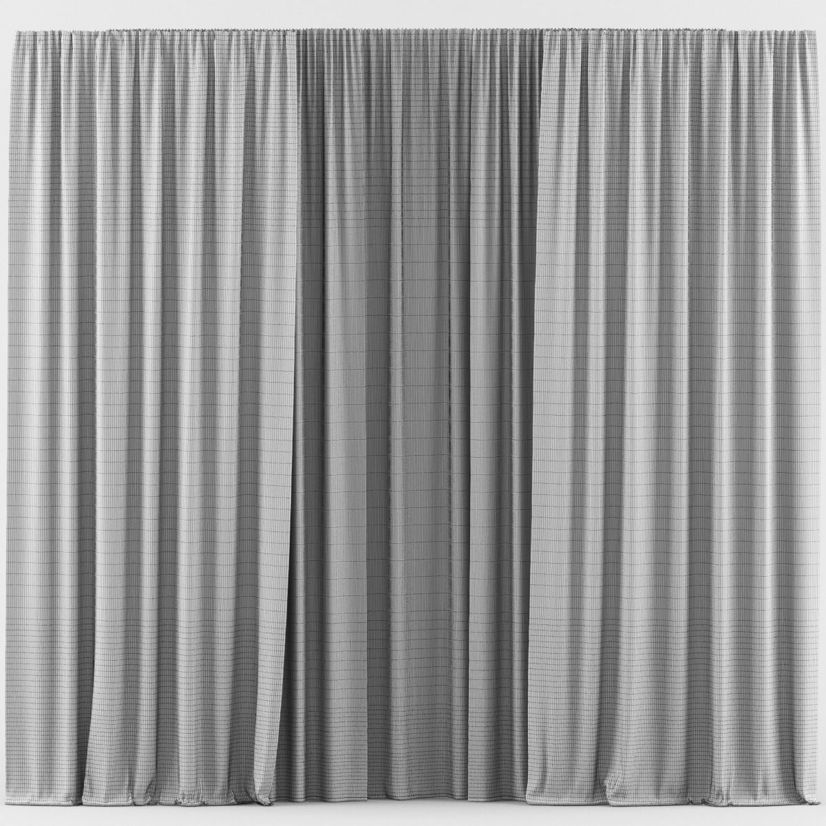 Curtains 37 3D model_2