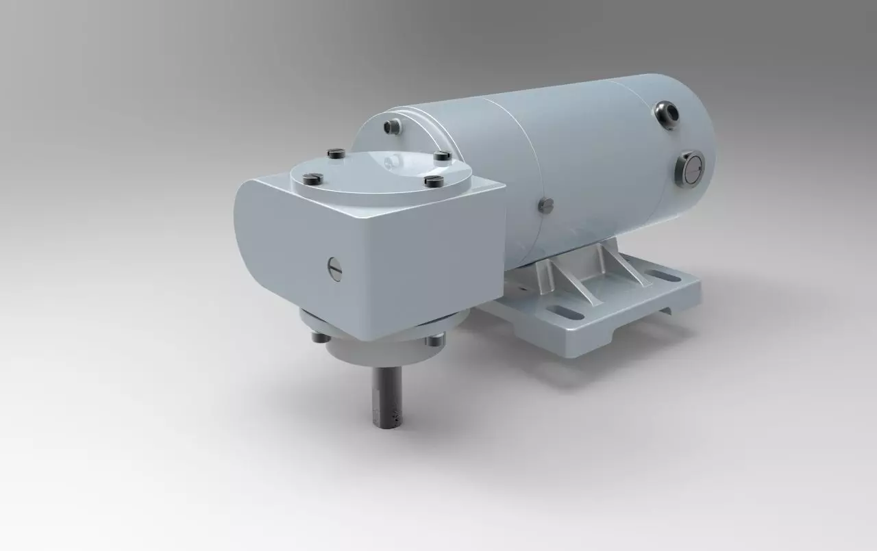 PMDC Motor Free 3D model_0
