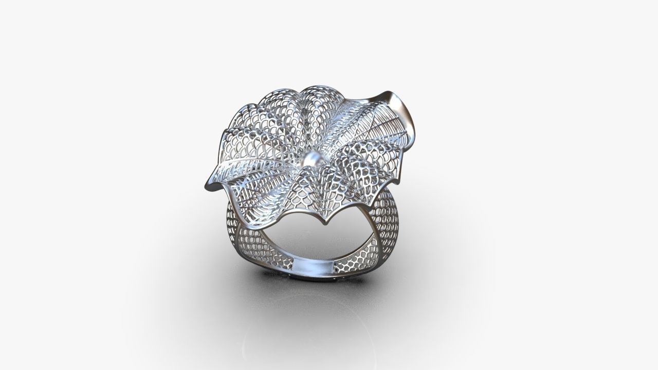 Stylized ring 3D print model_10