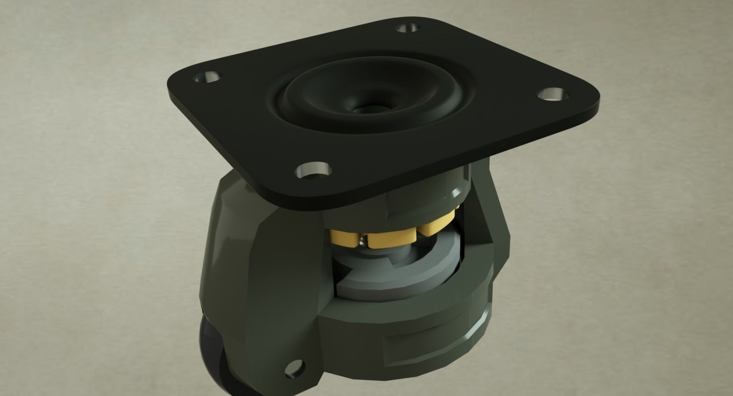 Universal wheel module 3D model_4