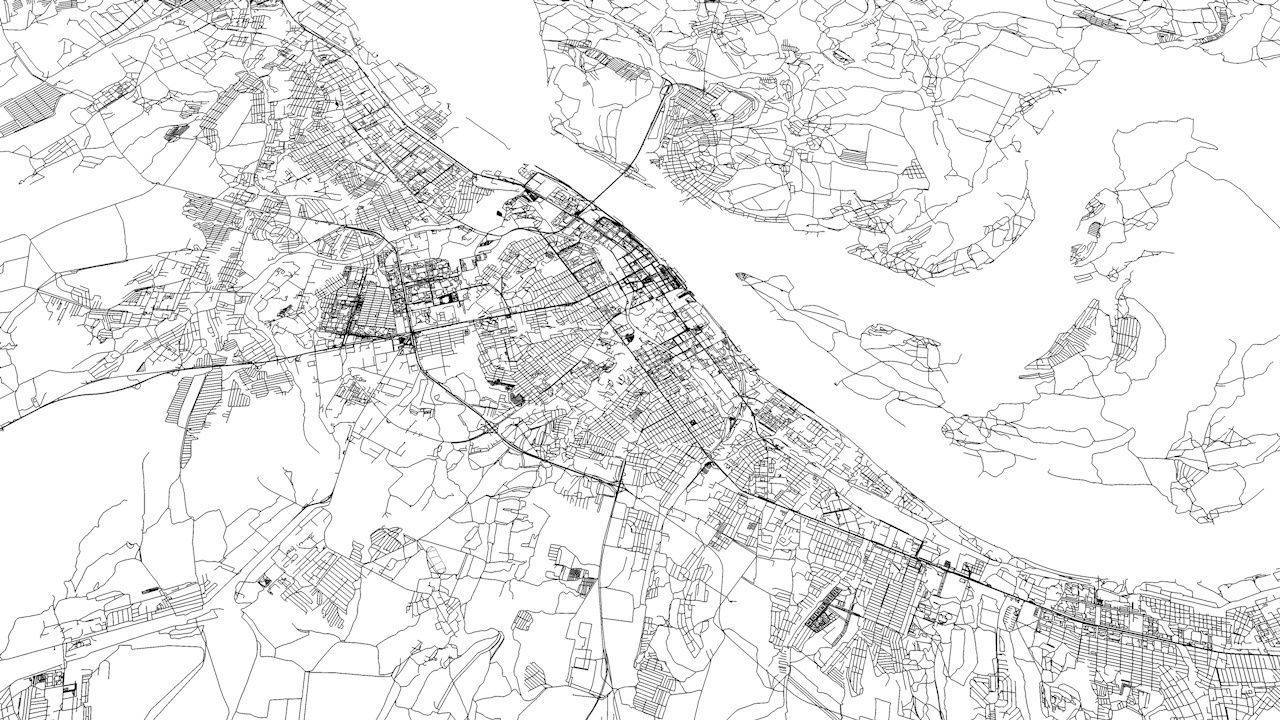 Volgograd Road Network and Streets 3D model_10