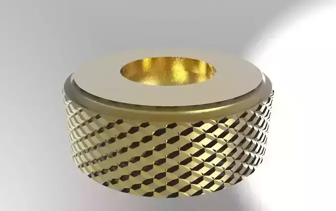 Knurling roller Free 3D model