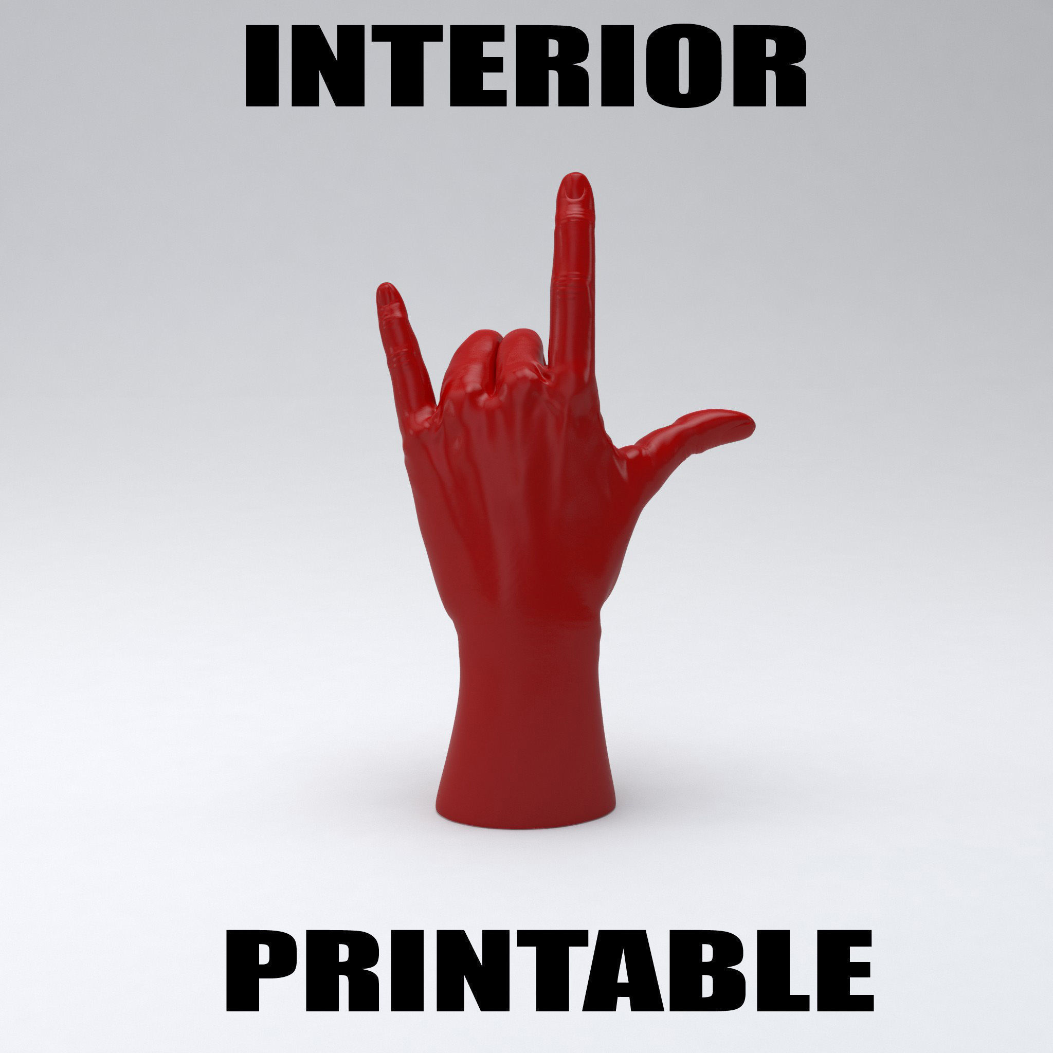 Hand pack printable 3D Model Collection_16