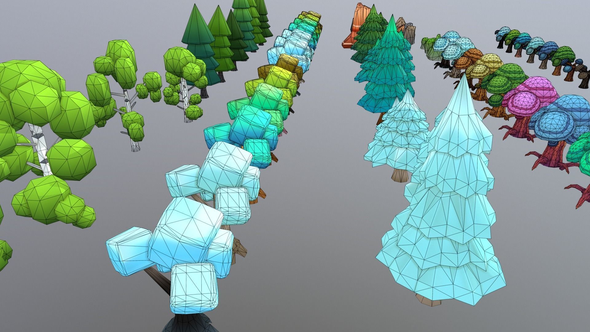 Low Poly Blocks and Props Low-poly 3D model_26