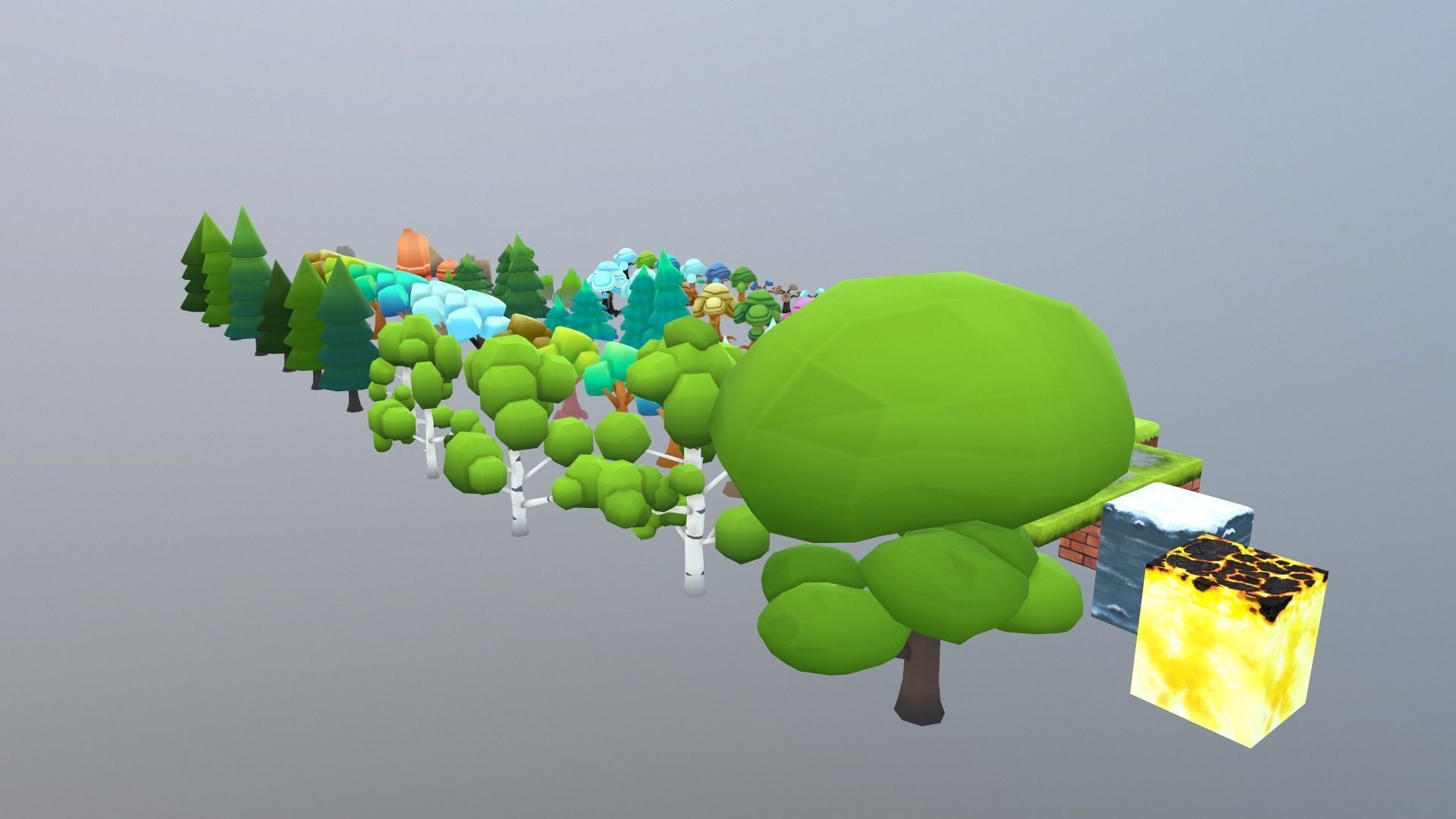 Low Poly Blocks and Props Low-poly 3D model_18