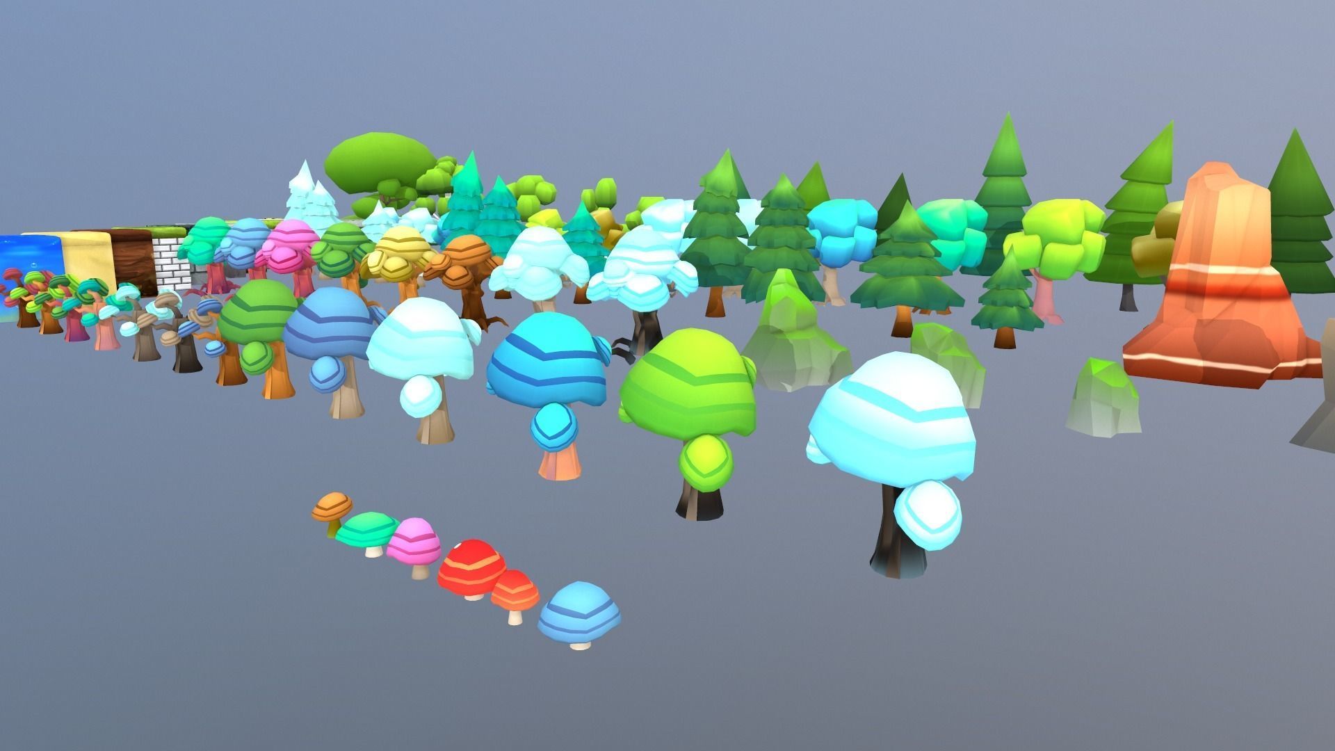 Low Poly Blocks and Props Low-poly 3D model_8