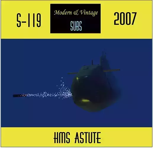 HMS ASTUTE 3d model