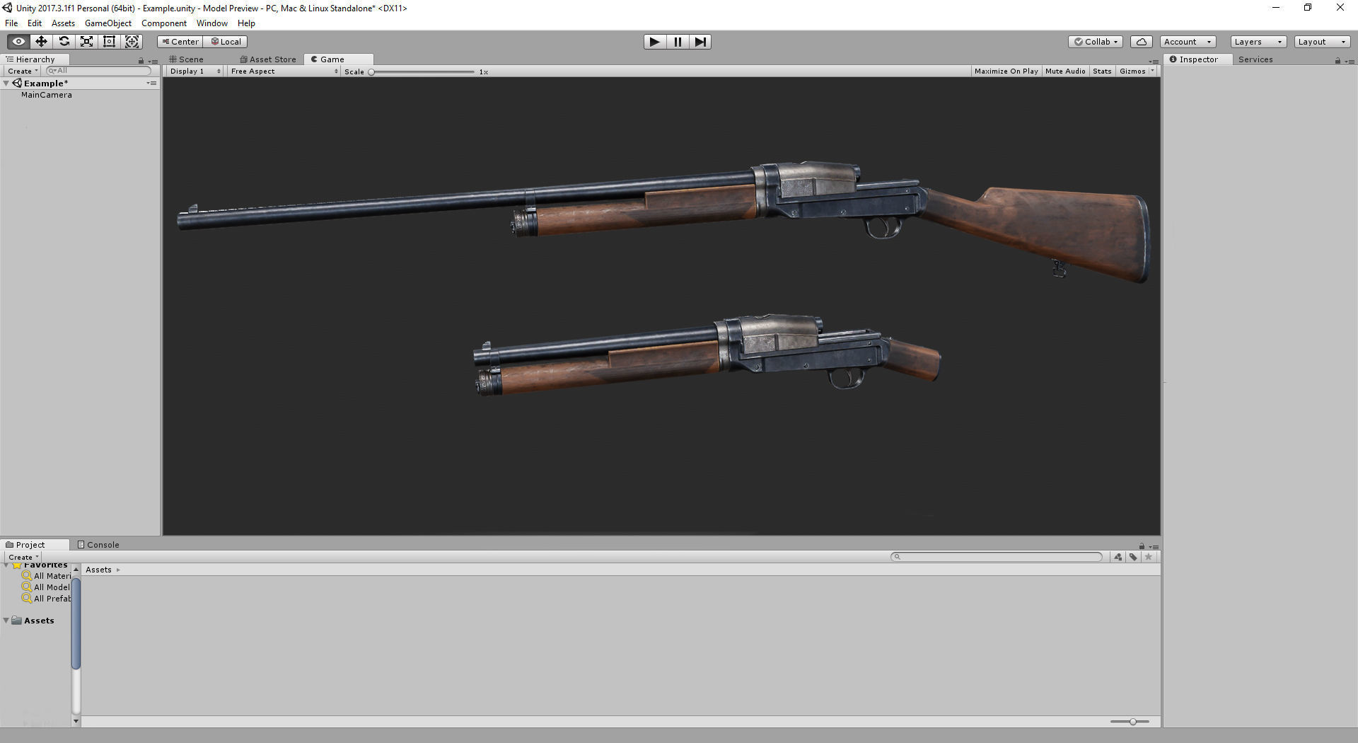 PBR Sjogren Inertia Shotgun Low-poly 3D model_6