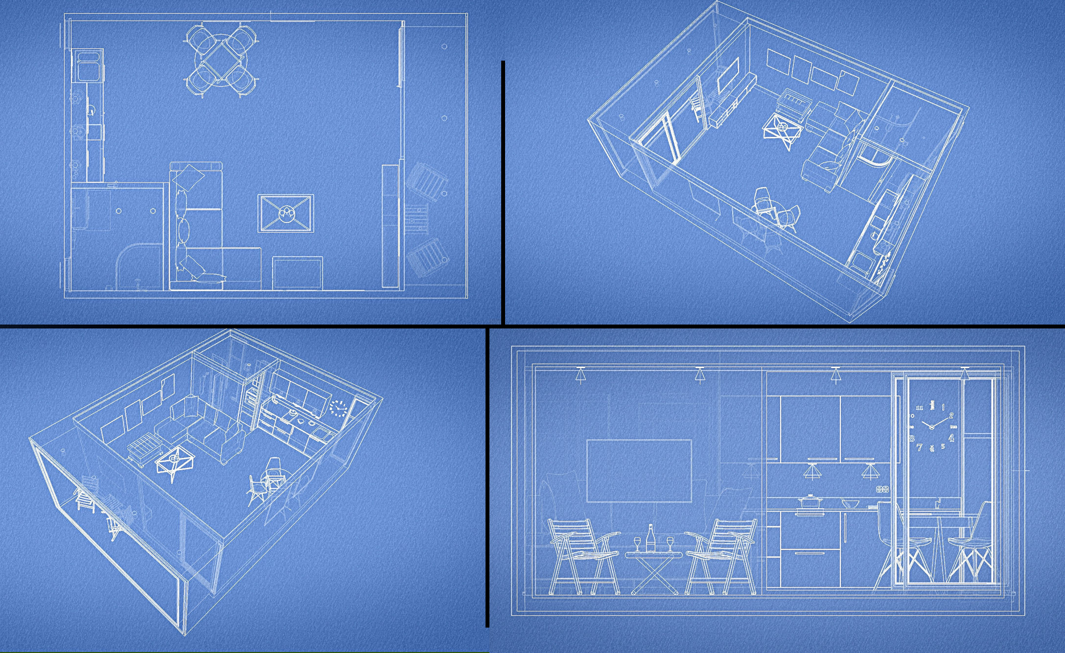 MOBILE HOME POOL HOUSE GARDEN OFFICE  GUEST HOUSE RENTAL UNIT Low-poly 3D model_11