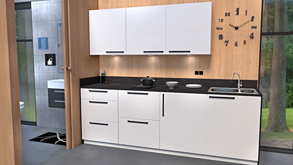 MOBILE HOME POOL HOUSE GARDEN OFFICE  GUEST HOUSE RENTAL UNIT Low-poly 3D model_7