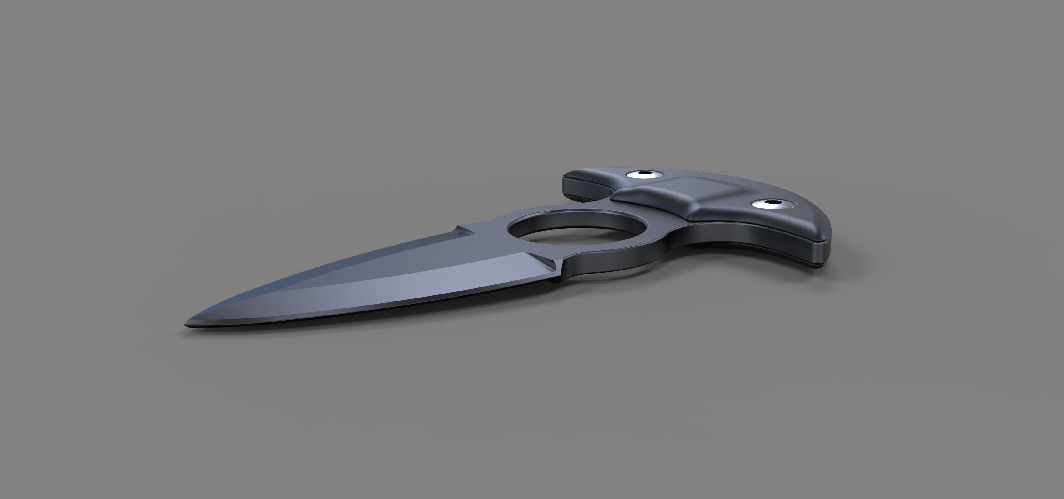 Push dagger 6 3D model_1