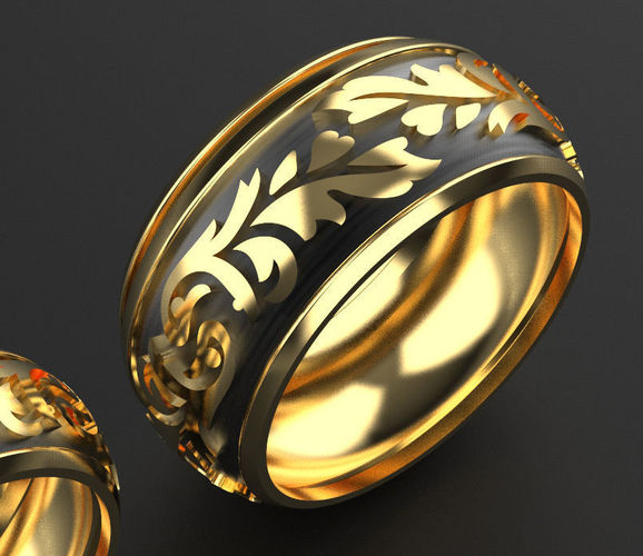 marriage ring 3D print model
