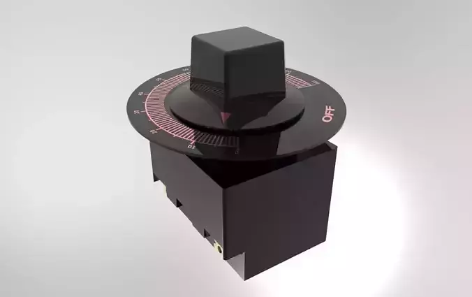 Thermostat decon design timer Free 3D model